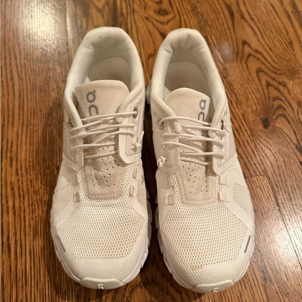 On Running White Athletic Shoes